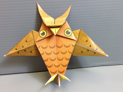 Origami Halloween Owl - Print Your Own Paper!
