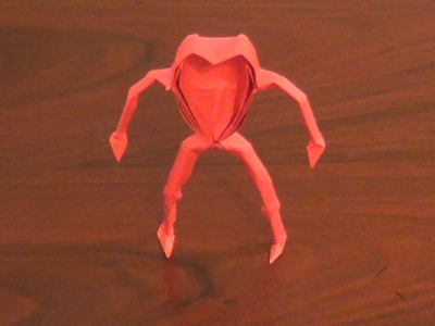 Origami Heart Shaped Man Tutorial - How to make a Heart Shaped Figure