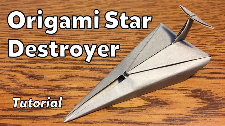 Origami Imperial Star Destroyer (Star Wars) | Tutorial