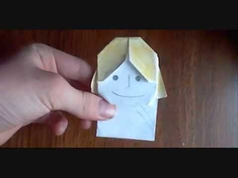 Origami Luke Skyfolder instructions