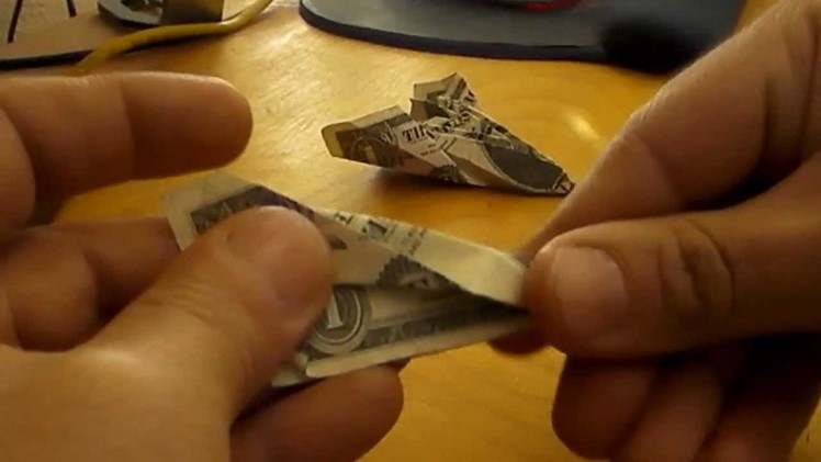 Origami Money Blackbird Jet Plane - Paper Folding Dollar Bill
