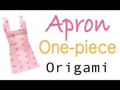 Origami Paper One-piece Dress Apron - Origami Kawaii