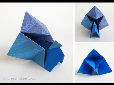 Origami Peacock --Pavo real