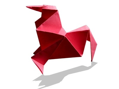 Origami Rooster | How to make a Rooster | Origami Rooster | Kids Origami