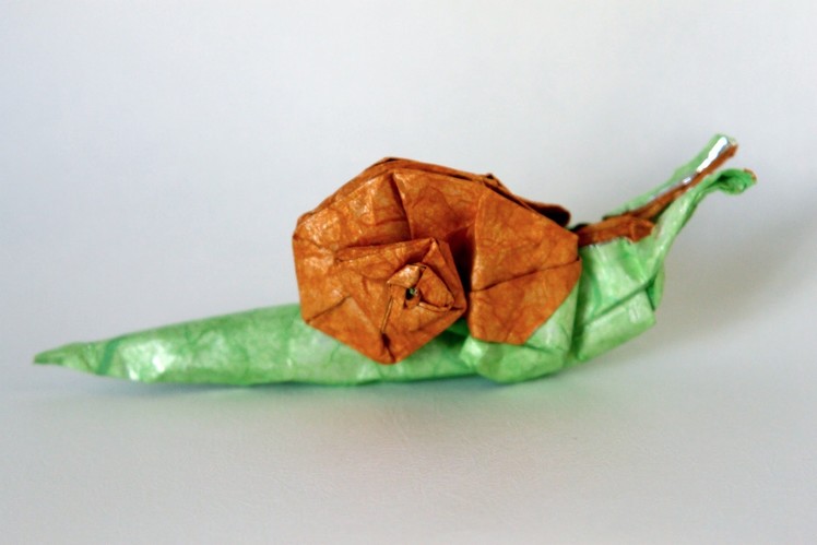 Origami snail by Manuel Sirgo