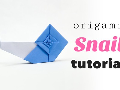 Origami Snail Tutorial from Origami Garden by Ioana Stoian ♥︎