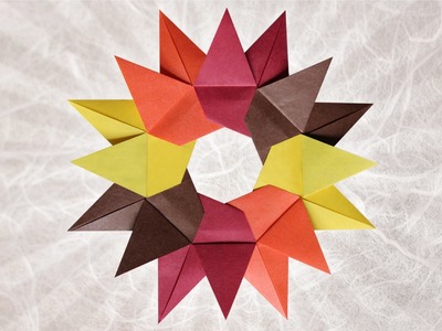 Origami Star from 8 Bird Bases (Christiane Bettens)