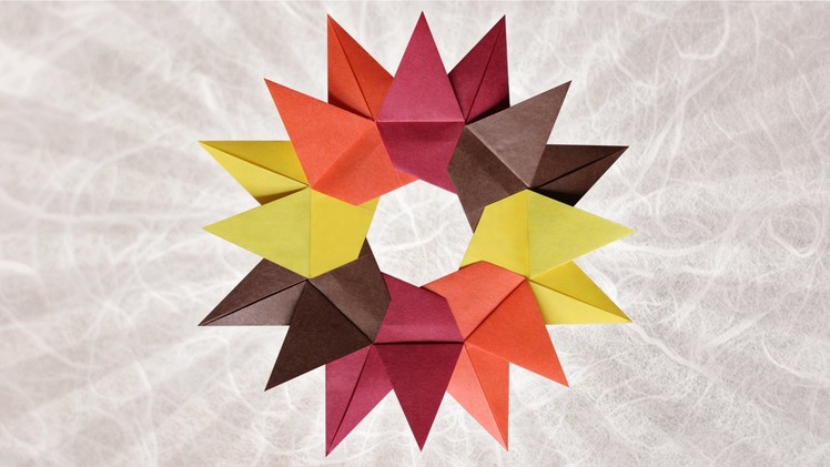 Origami Star from 8 Bird Bases (Christiane Bettens)