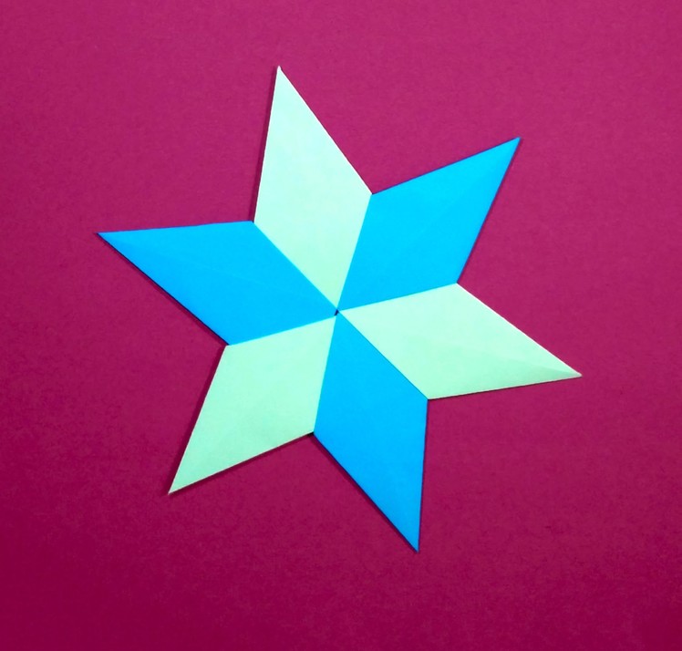 Origami star (Tomoko Fuse). Origami Christmas star