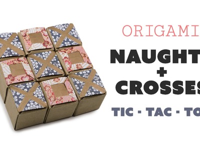 Origami Tic Tac Toe ♥︎ Naughts & Crosses Game ♥︎