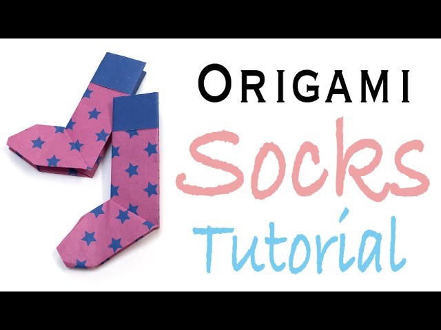 Paper Socks Origami Tutorial - Origami Kawaii
