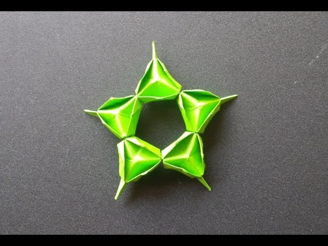 Paper star- origami tutorial