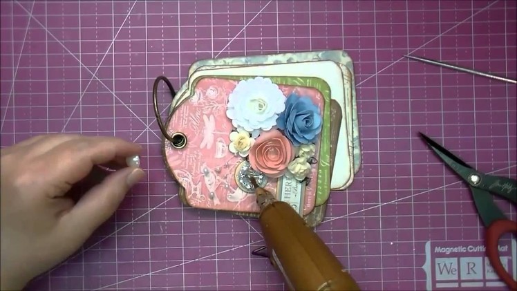 Papercrafting with Graphic 45 Tag Album & Spellbinders Dies