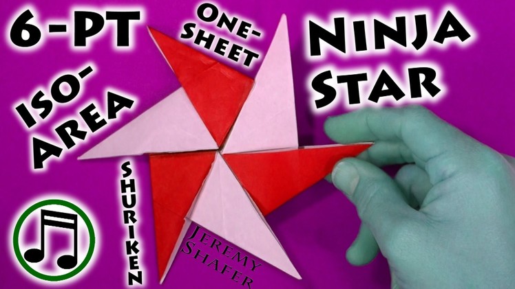 Six-Pointed Iso-Area Ninja Star