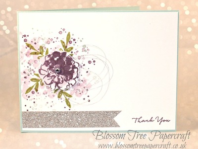 Stampin' Up! What I Love & Timeless Textures Thank You Card