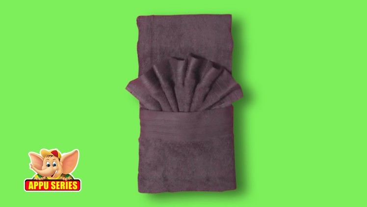 Towel Folding - Unique Hand Towel Fold