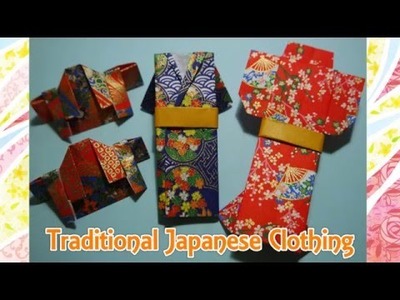 Traditional Japanese Clothing - Birthday Origami