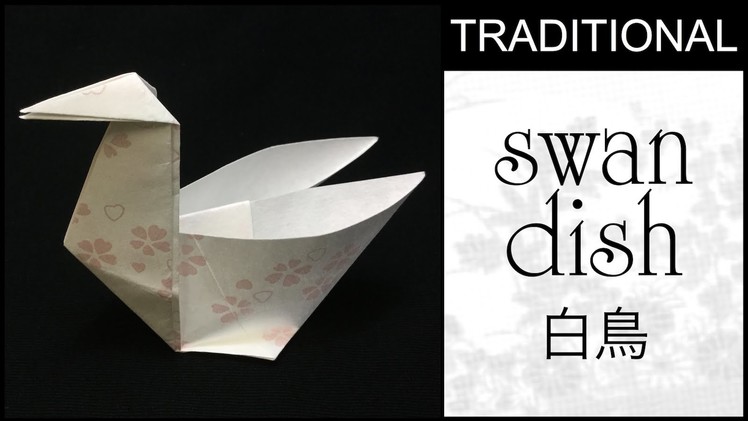 Traditional Origami Swan Dish Tutorial