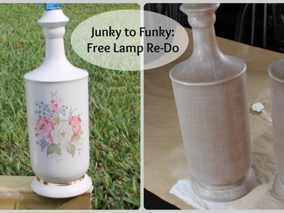 Trash to Treasure: Free Lamp Re-Do