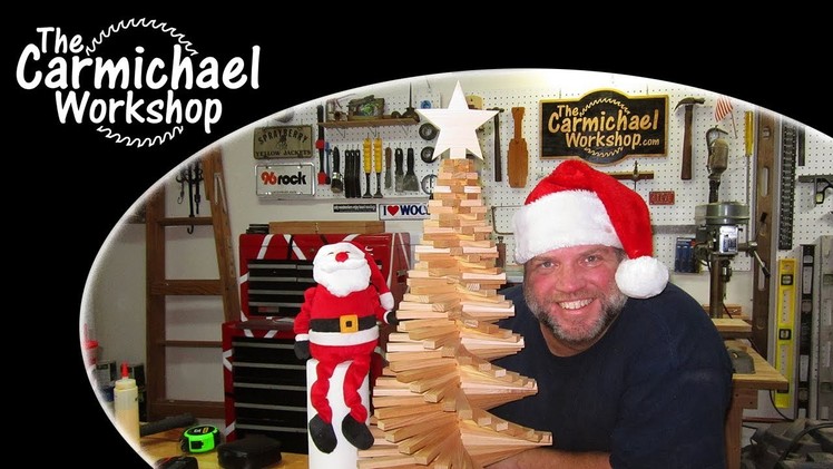 Twisted Christmas Tree - A Holiday Woodworking Project