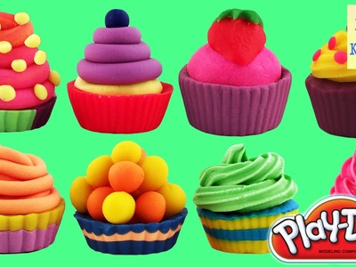 10 Playdoh Cupcakes Cookies Kids Kitchen Toys PlayDough Kids Crafts NEW