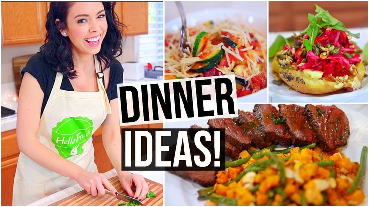 3 EASY & HEALTHY DINNER IDEAS!