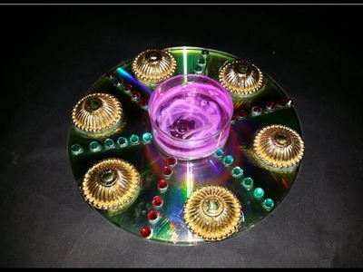 Best out of waste: DIYA ON CD