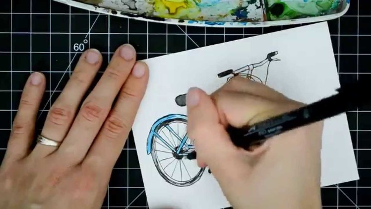 Bicycle Watercolor