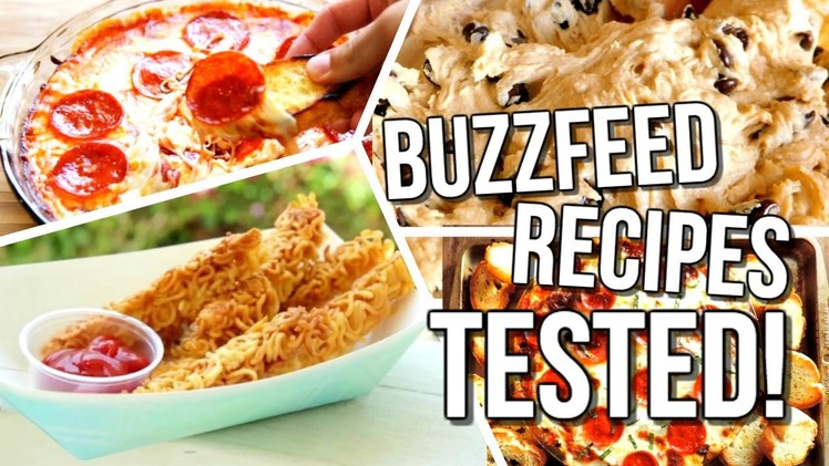 Buzzfeed Food Recipes TESTED! | Courtney Lundquist
