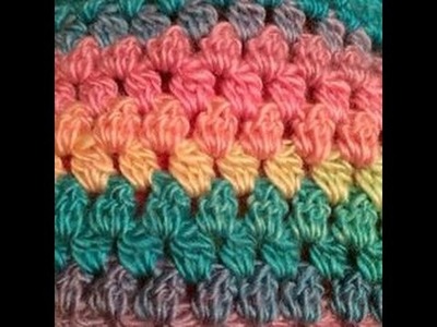 Cluster stitch crochet - English