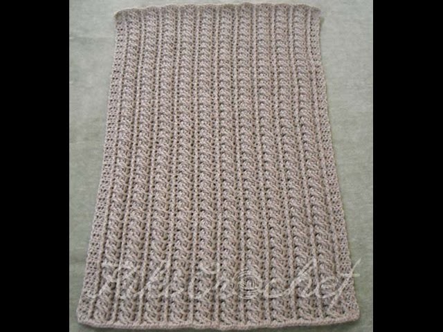 Crochet Cable Stitch Blanket (pt2)