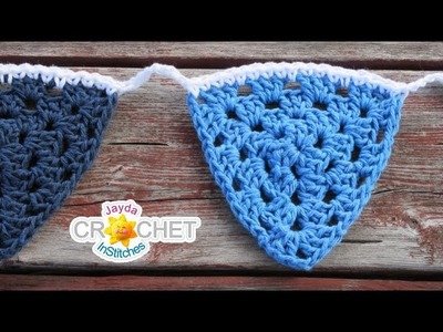 Crochet Granny Triangle & Bunting Tutorial