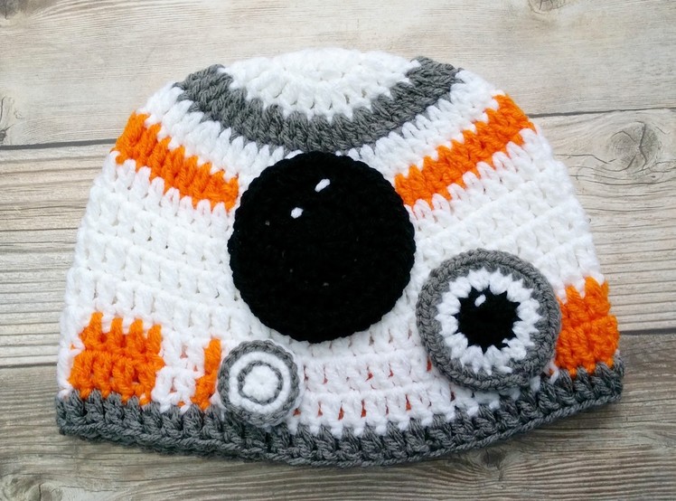 Crochet Hat inspired by Star Wars. The Force Awakens  Video 2
