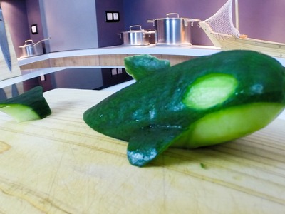 Cucumber Garnish Orca