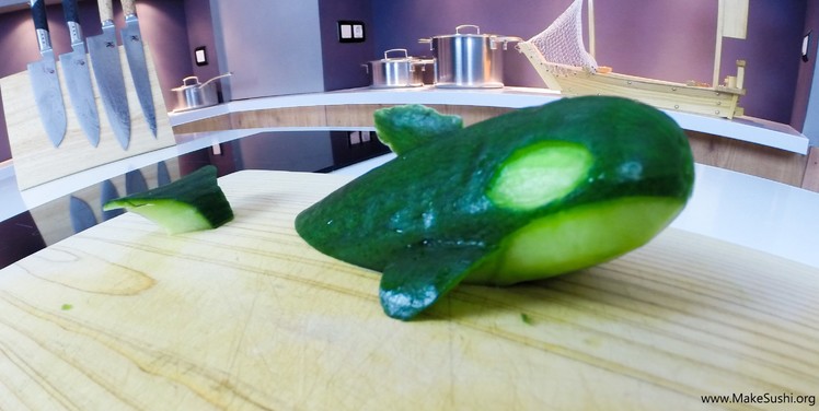 Cucumber Garnish Orca