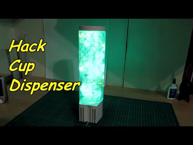 Cup Dispenser + Led Garland = life Hack LED Light
