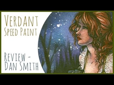Dan Smith Watercolor REVIEW and Speed Paint! (Better Audio!)