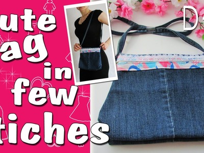 DIY Bag from the Old Jeans | Jeans Recycle