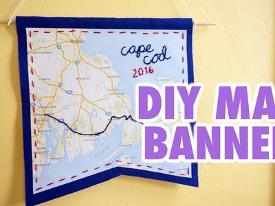 DIY Customizable Map Banner - HGTV Handmade