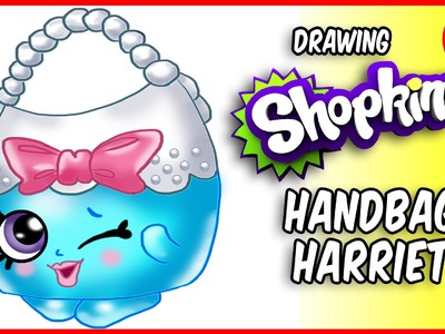 Draw Shopkins Season 4 | Handbag Harriet  Shopkins Drawing