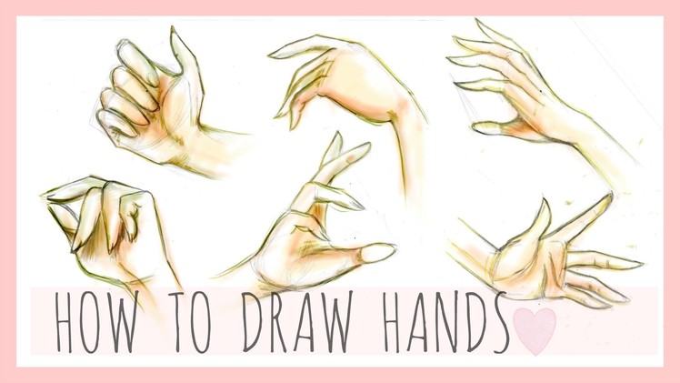 Drawing Tutorial | How To Draw Hands