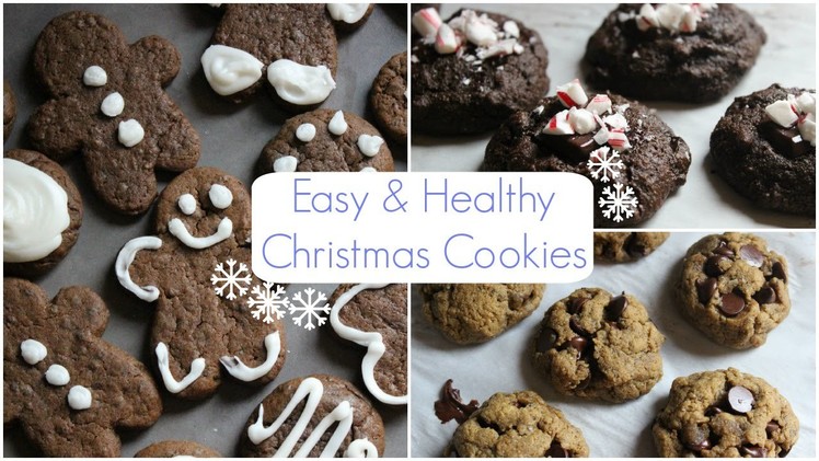 Easy & Healthy Christmas Cookies | Vegan, Gluten Free, & Delicious