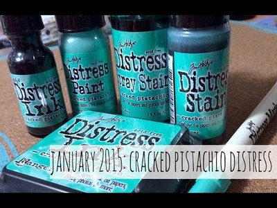 First look: Tim Holtz Distress in Cracked Pistachio