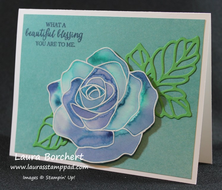 Floating Watercolor with the Rose Wonder Stamp Set - Laura's Stamp Pad