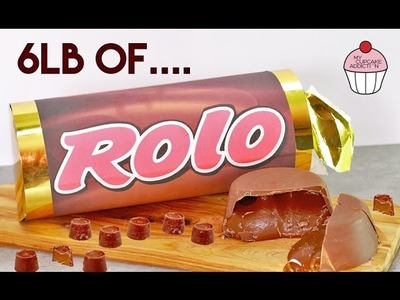 GIANT ROLO CANDY BAR RECIPE + No Thermometer Caramel | My Cupcake Addiction