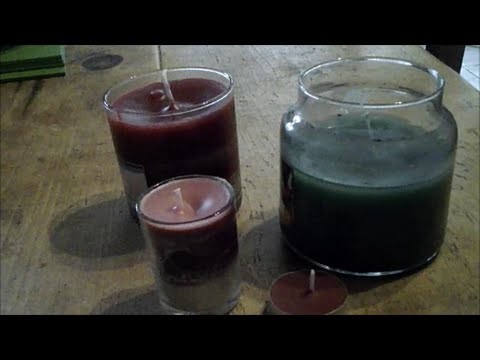 How I recycle old candles.