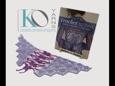 How to Crochet Dragonfly Shawl Part 2 DIY