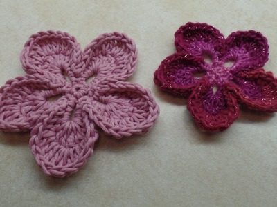 How To #Crochet Easy 5 Petal Flower #TUTORIAL #315