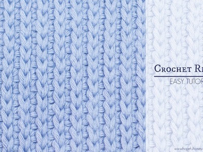 How To: Crochet Ribbing - Easy Tutorial