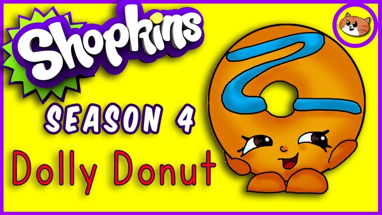 How to Draw Shopkins Season 4 Dolly Donut